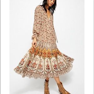 F.p. “Feeling groovy floral maxi” new